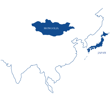 モンゴル国の位置